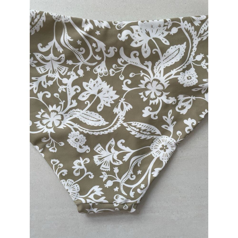Aila Blue Swim Bikini Bottom High Waist Nile Beach Summer Cottagecore Coastal - Picture 7 of 7
